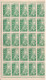 _5Vv-979: N° Mi101  : ** : Blok V. 25 Zegels.... Postfris:...= ½ Blad - 1943-45 Shanghai & Nankin