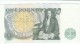 United Kingdom Great Britain #377b 1 Pound 1981-84 Banknote Currency Money - 1 Pond