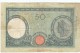 Italy #64 50 Lire, Banca D'Italia, 1943 Banknote Currency Money - 50 Lire