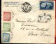 79160 B - 1 TP, Tarif  5 C, OMEC LAFAYETTE Aug  1898 Avec Cachet T Pour La FRANCE Et  3 Timbres Taxe TB - Lettres & Documents