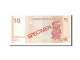 Billet, Congo Democratic Republic, 10 Francs, 2003, 2003-06-30, NEUF - République Démocratique Du Congo & Zaïre