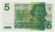 Netherlands 5 Gulden 1973 XF++ CRISP Pre-Euro Banknote P 95 - 5 Gulden