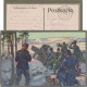 Suisse 1920. Carte En Franchise Militaire. Batterie D'obusiers Dans La Neige. Soldats Prêts Au Tir, Neige Dans Les Alpes - Berge