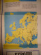 Delcampe - Greece Old 1960s School Student´s Folding Map Of EUROPE Geographical & Political - Carte Geographique