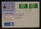 POLAND 1983 TORUN 83 PHILATELIC EXPO FLOWN GLIDER COVER CINDERELLA STAMPS CHELMNO RECEIVER REVERSE - Zweefvliegers