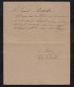 Rumänien Romania 1894 Stationery Letter Card Local Use BUCAREST - Briefe U. Dokumente