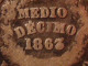 Colombie - Medio Décimo 1863 Bogota 4073 - Colombia