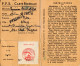 CARTE FEDERALE FEDERATION FRANCAISE DE SKI REGION Pyrenées  Occidentales 1944/1945 - Sports D'hiver