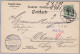 DR 1898-07-03 HALBERSTADT Postkarte Mit 5Rp. Perfin "F.G." Friedrich Grau Kolen - Andere & Zonder Classificatie