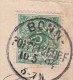 DR 1894-05-10 BONN-Poppelsdorf Postkarte Mit 5Pf. Perfin "F.S.7V" Soennecken's - Sonstige & Ohne Zuordnung