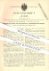 Original Patent - A. Munzinger In Olten , 1880 , Spinnmaschine Für Streichgarn , Spinnen , Spinnerei , Garn , Spinnrad ! - Historische Dokumente