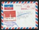 Pakistan To England Returned To Sender Meter Franking Air Mail Postal Used Cover Reason For Non Delivery Label U K - Pakistan