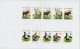 4 Carnets De 5 Timbres YT C 173/176 Perdrix Tétra Elan Cerf/ Booklet Michel MH 55/58 Wood Animals - Nuevos
