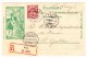 Schweiz UPU 5Rp Ganzsache Mit 10Rp. Ziffer Zusatz Als R-Brief 24.8.1900 Nach St Gallen - Lettres & Documents