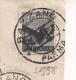 DEMOCRATICA £.10 ARDESIA, S558, ISOLATO IN TARIFFA  LETTERA, 1947, TIMBRO POSTE BAZZANO, NEVIANO DEGLI ARDUINI, PARMA, - 1946-60: Poststempel