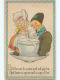 Pre-Linen Fantasy KIDS PUT GIANT SUGAR CUBE INTO HUGE TEACUP K7298 - Otros & Sin Clasificación