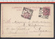 ITALIE - 1894 - " UNION MEDITERRANEENNE M. A. GROMIER "  ENTIER POSTAL DE ROME VERS  LYON - FR - - Interi Postali