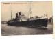 Cpa WW1 1914 1918 PAQUEBOT TIMGAD CGT COMPAGNIE GENERALE TRANSATLANTIQUE CONSTRUIT EN 1911 - Steamers