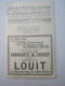 CHROMO CHOCOLAT LOUIT CHANSON CADET ROUSSELLE COUPLETS 8,9. - Louit