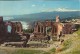 Taormina  Scene Of The Greek Theatre   Italy.  Sent To Denmark  # 04626 - Other & Unclassified