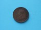 1921 - One Penny / KM 23 ( Uncleaned - For Grade, Please See Photo ) ! - Penny