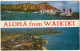 Aloha From Waikiki Surf Surfers Aerial View Used Honolulu 1964 To Prefecture De Tulle Corrèze France - Autres & Non Classés