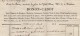 Pontoise (en Rouge) - 72 Seine Et Oise - Facture Donon Cadot - Draperie Mercerie Soierie - 1824 - 1801-1848: Precursors XIX