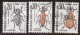 France - Timbre-Taxe - Type Insectes Coléoptères - Oblitéré - Charnière YT N° 104 - 105 - 109 - 1960-.... Gebraucht