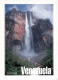 SALTO ANGEL (Venezuela), Wasserfall Des Churun-River, CANAIMA, Karte Gel.1994 Mit 2 Marken Und Sonderstempel - Venezuela