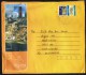 Sri Lanka: Cover To Netherlands, 2015, 2 Stamps, Imprinted Customs Label, Religious Sculptures (creases) - Sri Lanka (Ceylon) (1948-...)