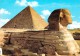 Egypt - Giza - The Great Sphinx And Cheops Pyramid - Guiza