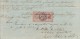 *E682 PORTUGAL SEALLED PAPER 1872 REVENUE - Storia Postale