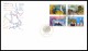 Canada, 1986, Ship, Set Of 4 Stamps On First Day Cover, Jour D´ Emission, Boat, Transport. - 1981-1990