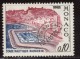 Monaco - Préoblitéré - Charnière  Y&T 1960 N° 23 Stade Nautique Rainier III  10c Noir Rouge Violet Outremer - Oblitérés