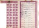 Romania, 5.000 Lei 1937, Lot Of 4 Bond Certificates With Coupons & Receipts - "Mica" Mining Company - M - O