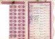 Delcampe - Romania, 5.000 Lei 1937, Lot Of 4 Bond Certificates With Coupons & Receipts - "Mica" Mining Company - M - O