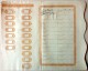 Romania, 1944, Nitrogen Company - Vintage Bond Certificate & Coupons, 5000 Lei - M - O