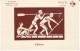 L'Aviron, Rowing Sculls, Glow In The Dark Images, C1920s/60s Vintage Postcard - Roeisport