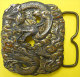 Magnifique Dragon Boucle De Ceinture Bergamot Brass Works Belt Buckle à Nettoyer Original Qenuine Voir Scans Pour Détail - Ceintures & Boucles