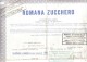 Romana Zucchero S.p.a. Certificato Azionario 1966 Doc.134 - P - R