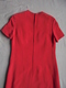Delcampe - Vintage - Robe Rouge 100 % Rayonne T 38 Années 70 - 1940-1970