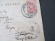 Rußland 1884 Ganzsache Mit 4 Stempel. Roter Stempel! Nach Leipzig! Schöne Karte - Briefe U. Dokumente