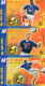 CARTES PREPAYEES INDONESIE  Rp 100.000  COUPE DU MONDE 1998 WORLD CUP 1998 T.Henry/L.Blanc/S.Guivarch (lot De 3) ******6 - Sport