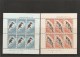 1960 4 Feuillets Oiseaux *** - Blocs-feuillets