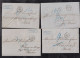 France 14 Entire Covers 1861-66 To Duchy Baden Germany Railway Postmarks - Collections