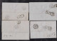 France 14 Entire Covers 1861-66 To Duchy Baden Germany Railway Postmarks - Collections