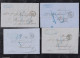 France 14 Entire Covers 1861-66 To Duchy Baden Germany Railway Postmarks - Sammlungen