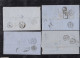 Delcampe - France 14 Entire Covers 1861-66 To Duchy Baden Germany Railway Postmarks - Sammlungen