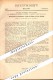 Original Patent - F.A. Schmidt In Adorf , Voigtland , 1880 , Blasinstrument , Trompete , Trumpet , Tuba , Posaune !!! - Instrumentos De Música