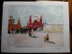 Yves Brayer - Lithographie Originale Numérotée Et Signée - Lumière De Moscou - Moscou: La Place Rouge - 1976 - Lithographies